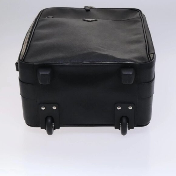 PRADA Suitcase Safiano leather Black Auth ep8401 - Picture 6 of 16